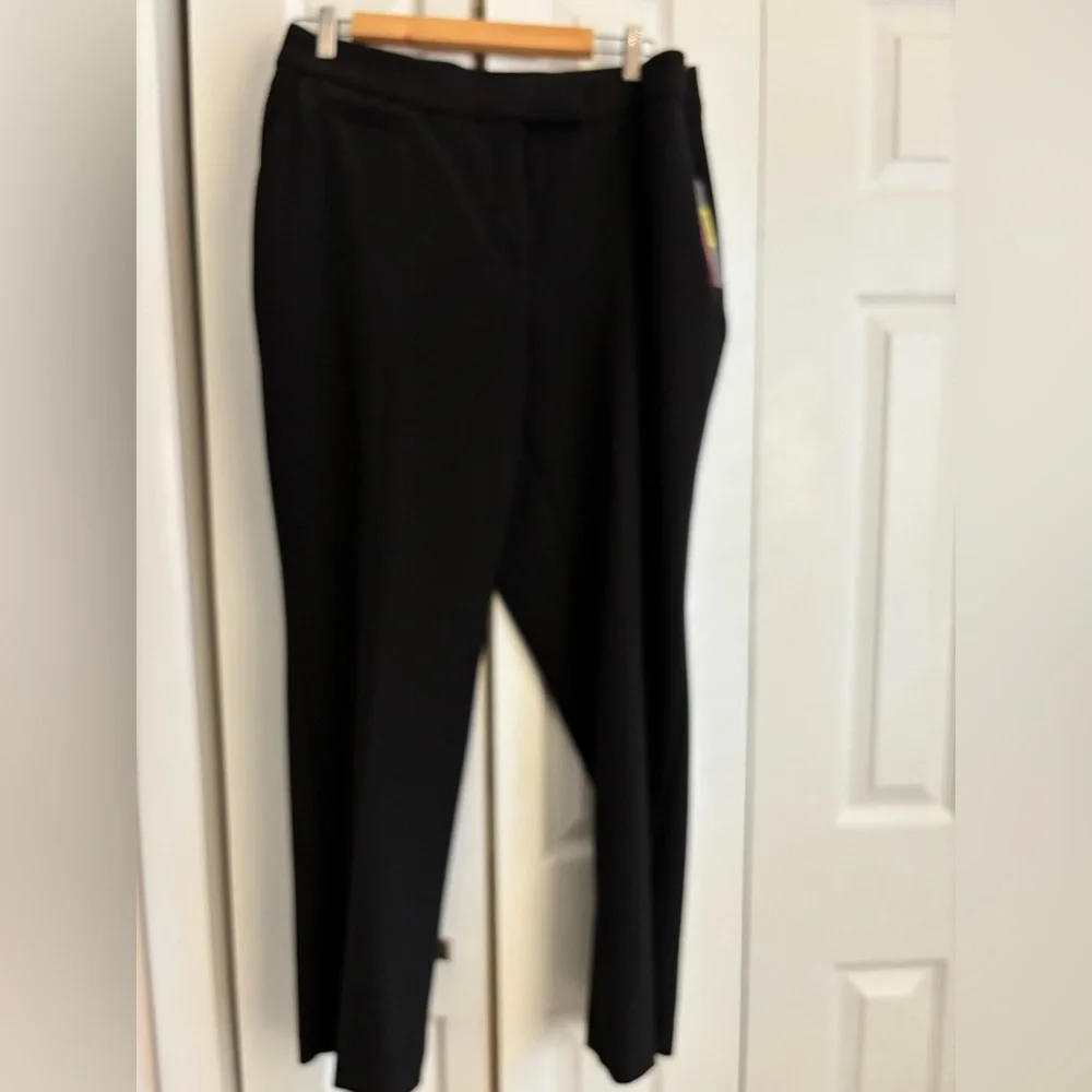 Investments 5th Ave Fit Tummy Control Straight Leg Pants | Size 18W S | NWT - Picture 4 of 4
